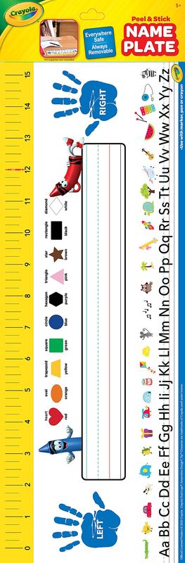 Peel &amp; Stick Name Plate, pk of 10