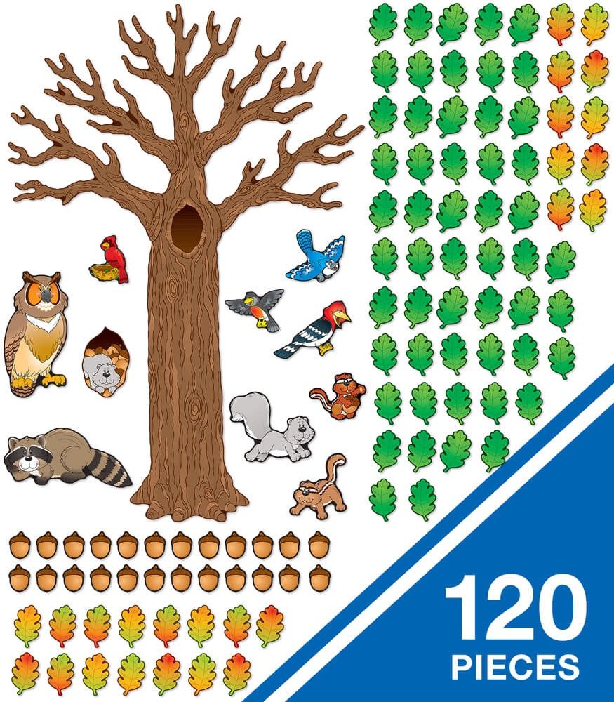 Big Tree with Animals Bulletin Board Set