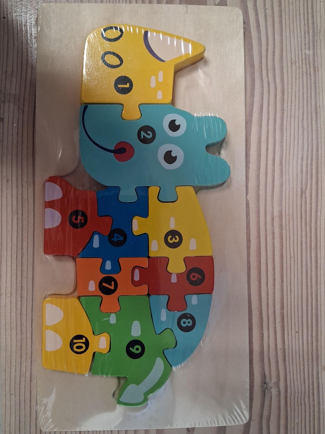 Rino Wooden Preschool Puzzle