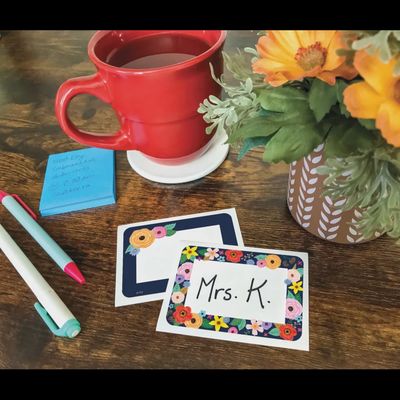 Wildflowers Name Tags/Labels