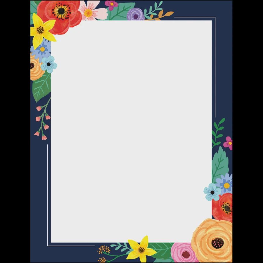 Wildflowers Blank Poster