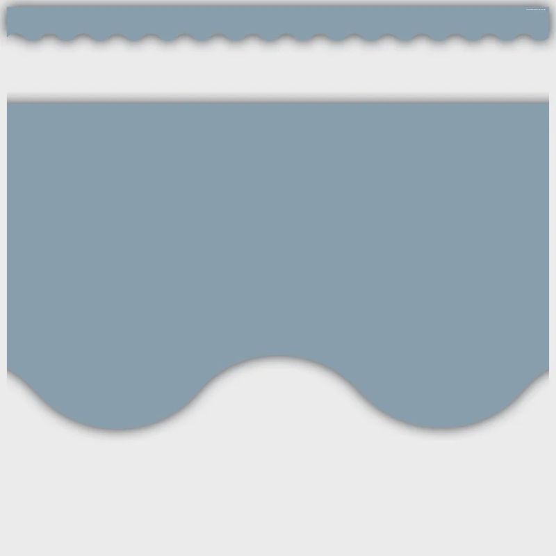 Cottage Blue Scalloped Border Trim