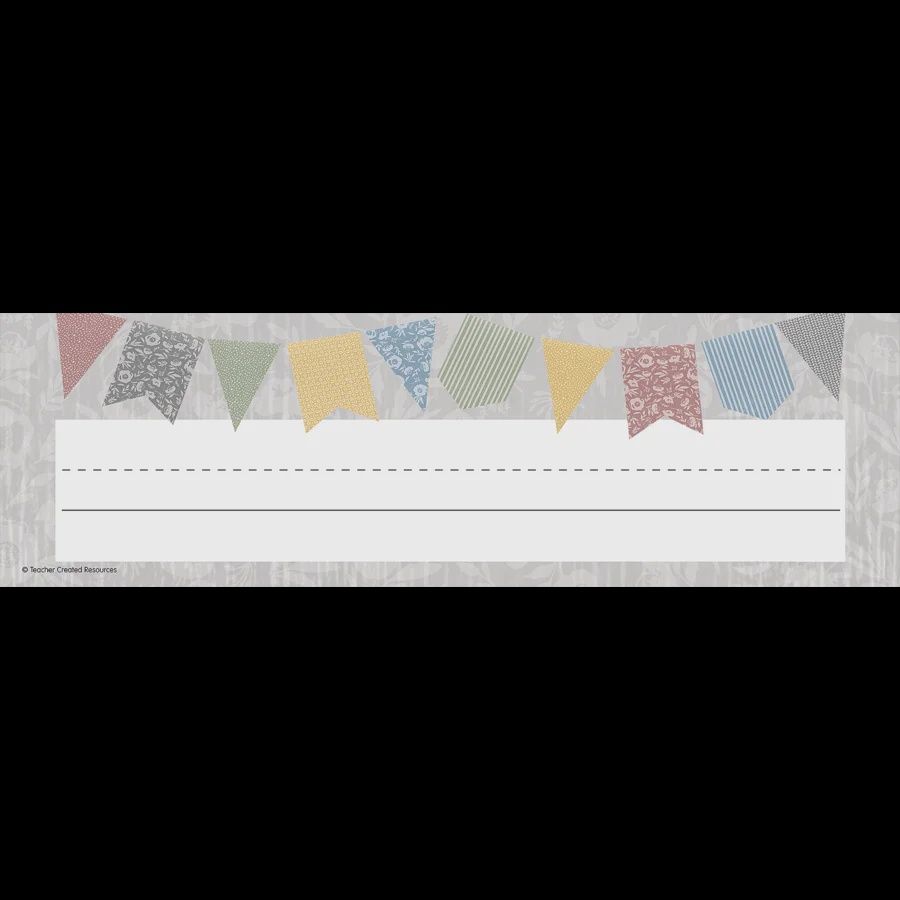 Classroom Cottage Name plates 11 1/2" x 3 1/2" (36) pack