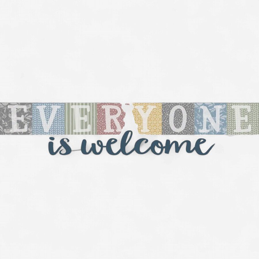 Classroom Cottage Everyone is Welcome Banner
