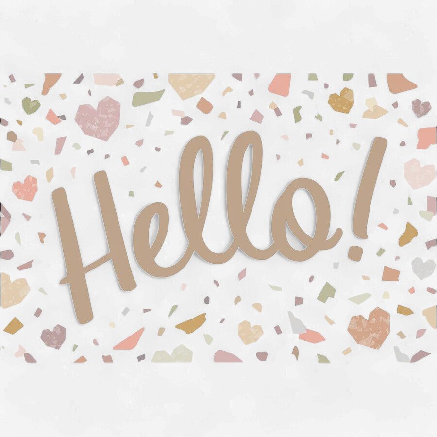Terrazzo Tones Hello 4" x 6" (30) cards