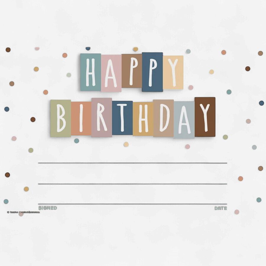 Everyone is Welcome Happy Birthday Awards