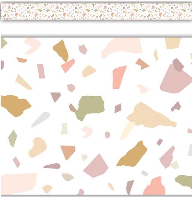Terrazzo Tones Straight Border Trim