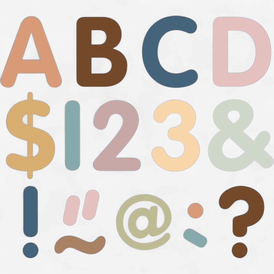 Everyone is Welcome 2" Classic Letters Uppercase Pack