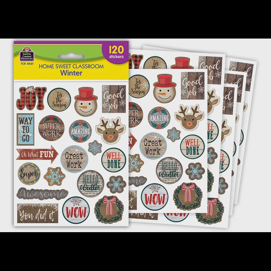 Home Sweet Classroom Winter Stickers