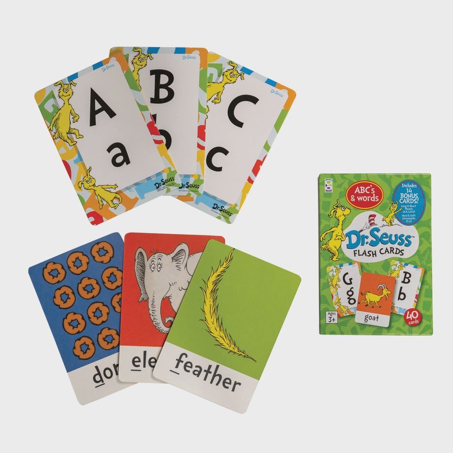Dr. Seuss Flash Cards ABC and Words