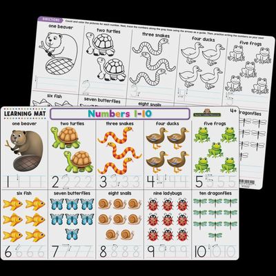 Numbers 1–10 Learning Mat