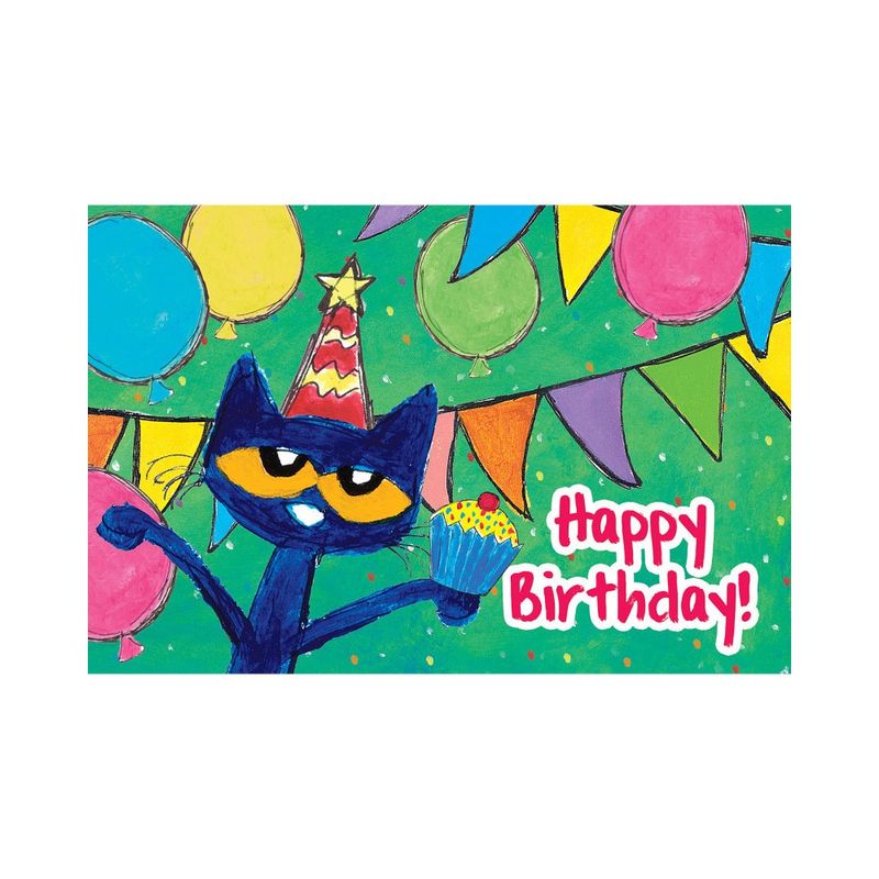 Pete the Cat Happy Birthday Cards