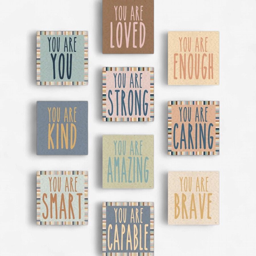 Everyone is Welcome Positive Affirmations Accents