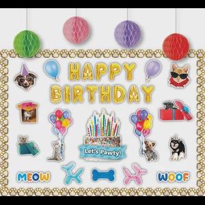 Cats and Dogs Happy Birthday Create &amp; Decorate Quick Kit