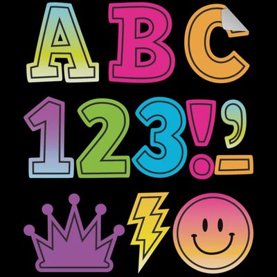 Brights 4Ever 2" Bold Block Self-Adhesive Letters Uppercase