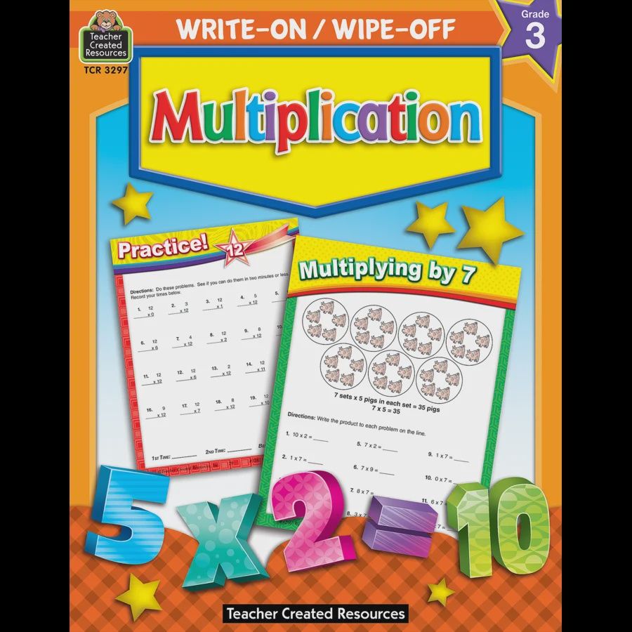 Write-On/Wipe-Off: Multiplication