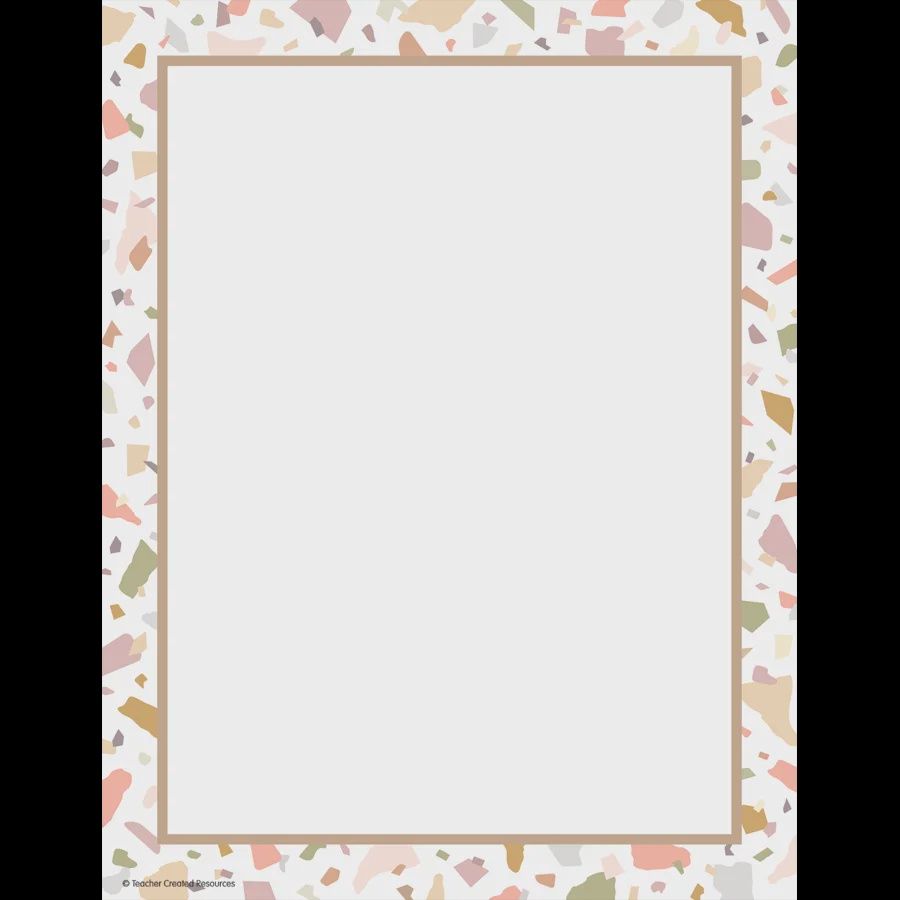 Terrazzo Tones Computer Paper