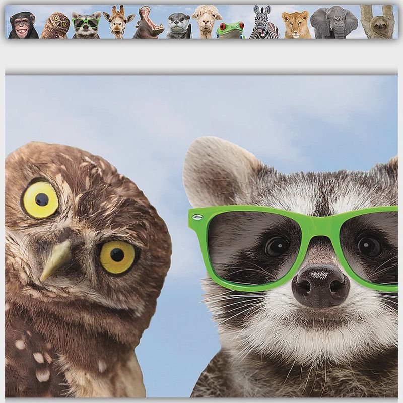 Go Wild Animals Collection Border/Trim/Straight