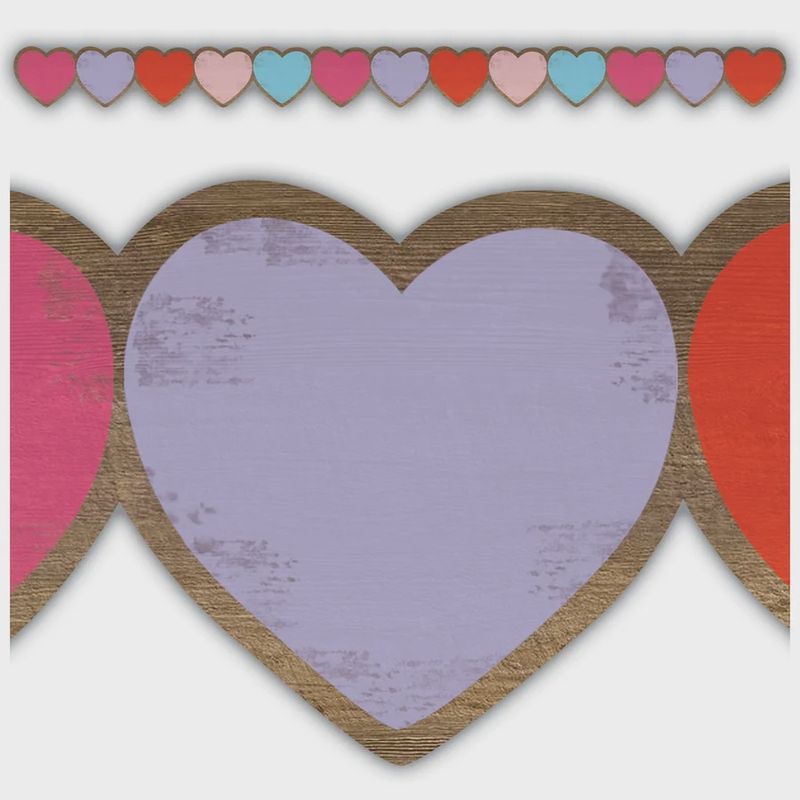 Home Sweet Classroom Hearts Die-Cut Border Trim