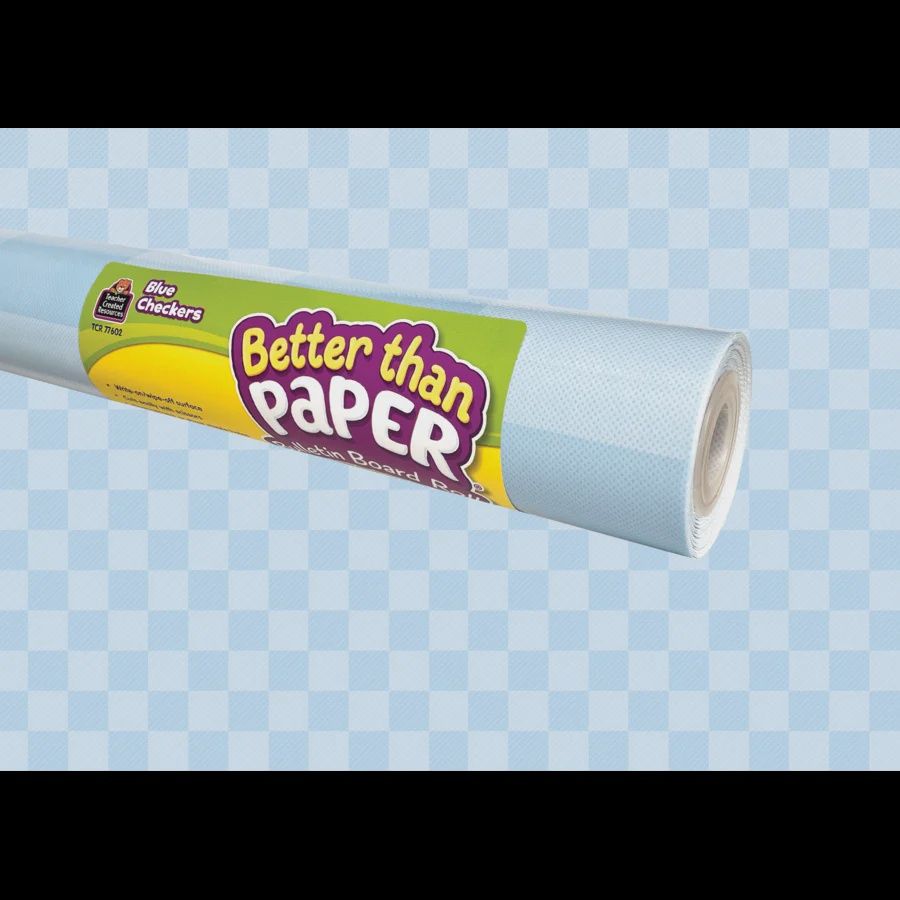 Blue Checkers Better Than Paper Bulletin Board Roll