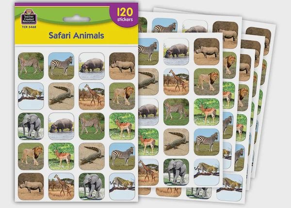 Safari Animals Stickers