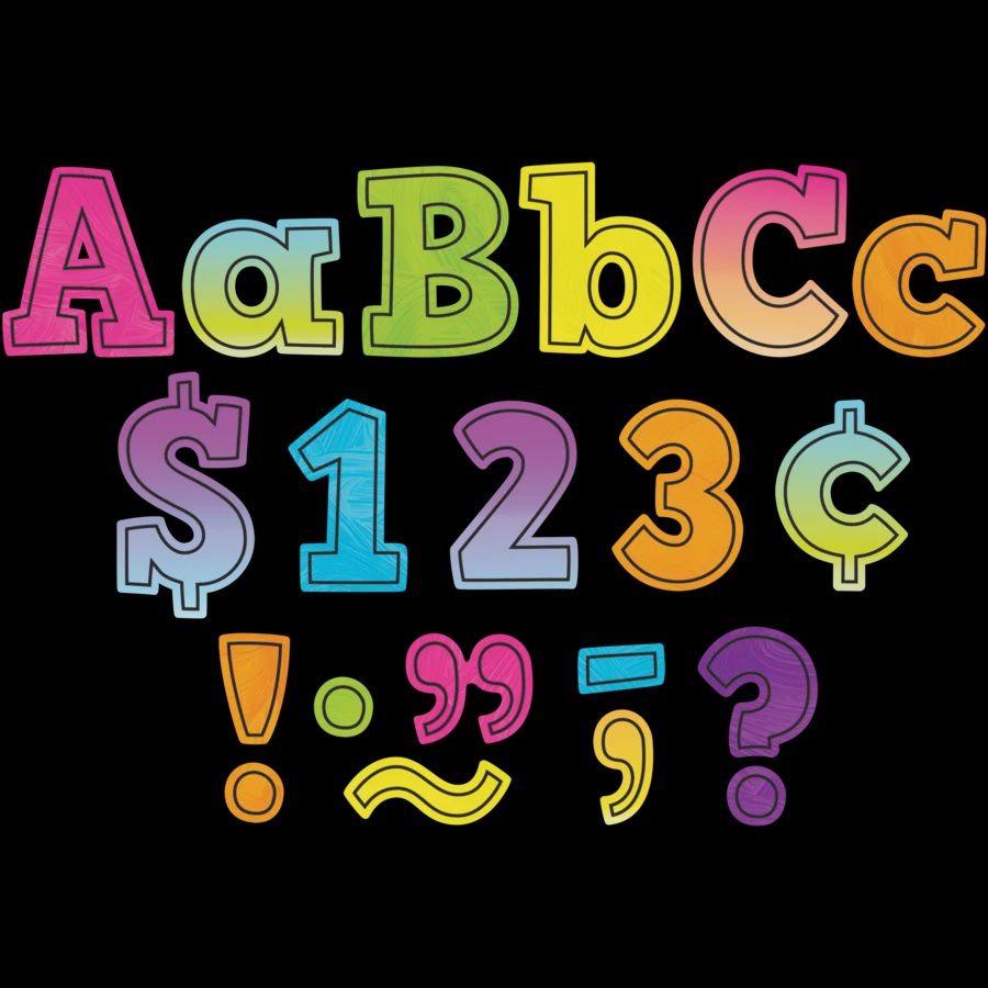 Brights 4Ever Bold Block Letters 4"