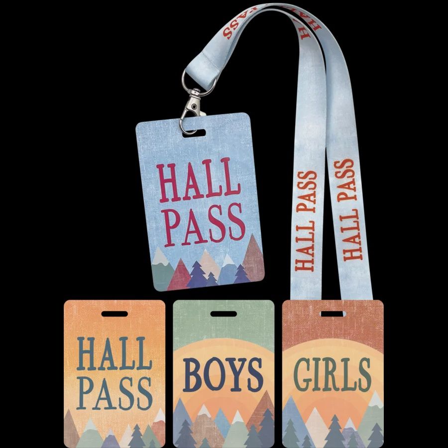 Indlividual Hall Passes Moving Mountains/Hall/Boys/Girls