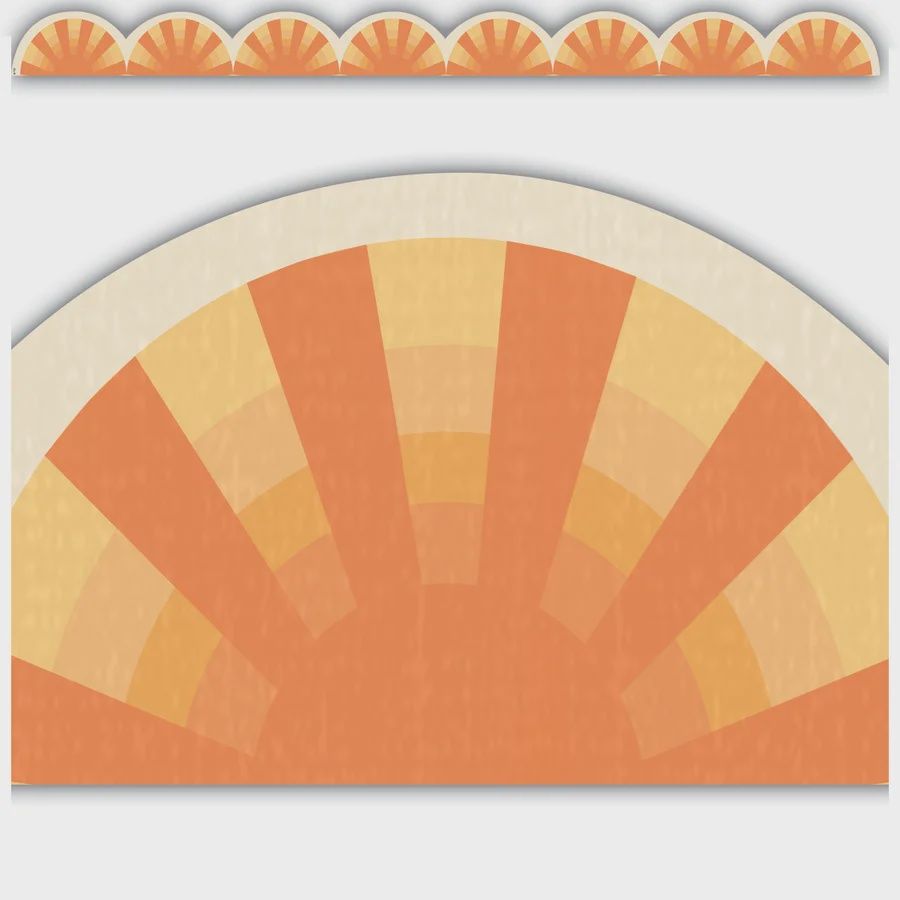 Moving Mountains Road Trip Sunshine Die-Cut Border Trim