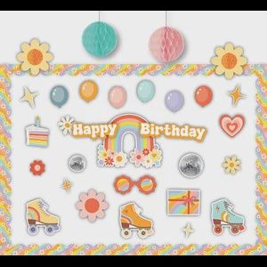 Roller Disco Birthday Create &amp; Decorate Quick Kit