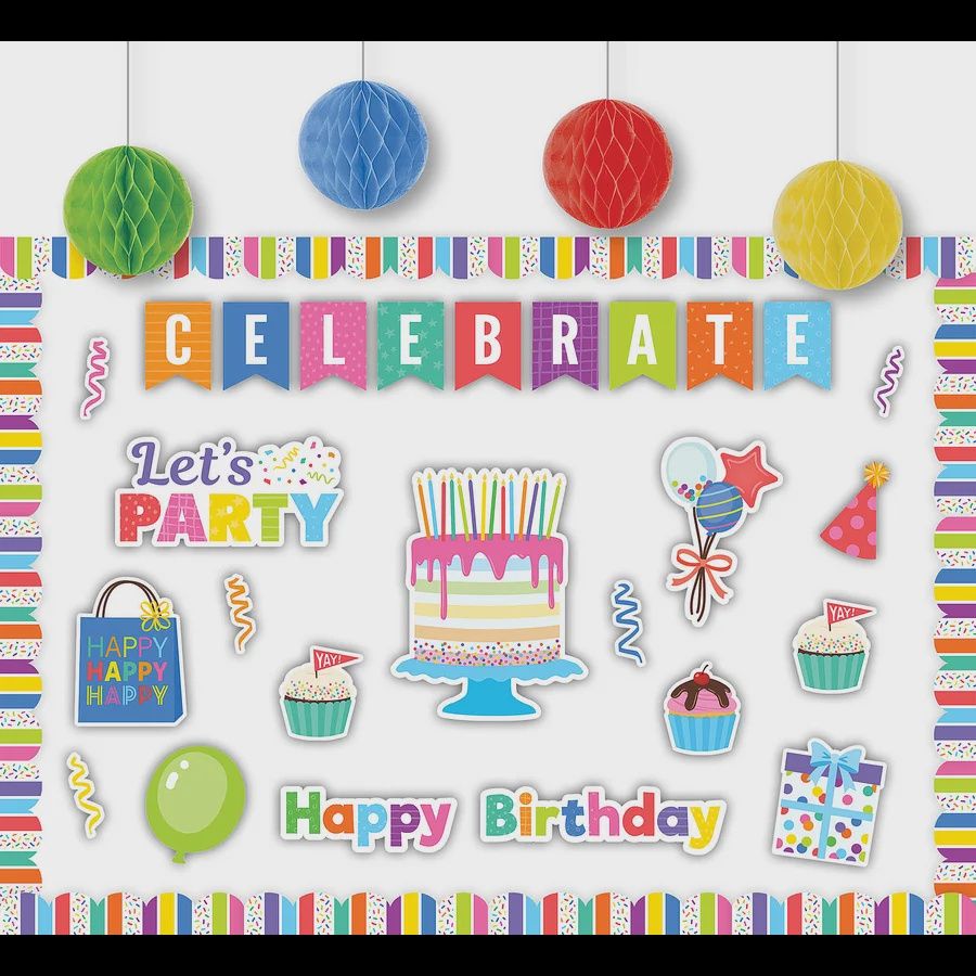 Colorful Happy Birthday Create &amp; Decorate Quick Kit