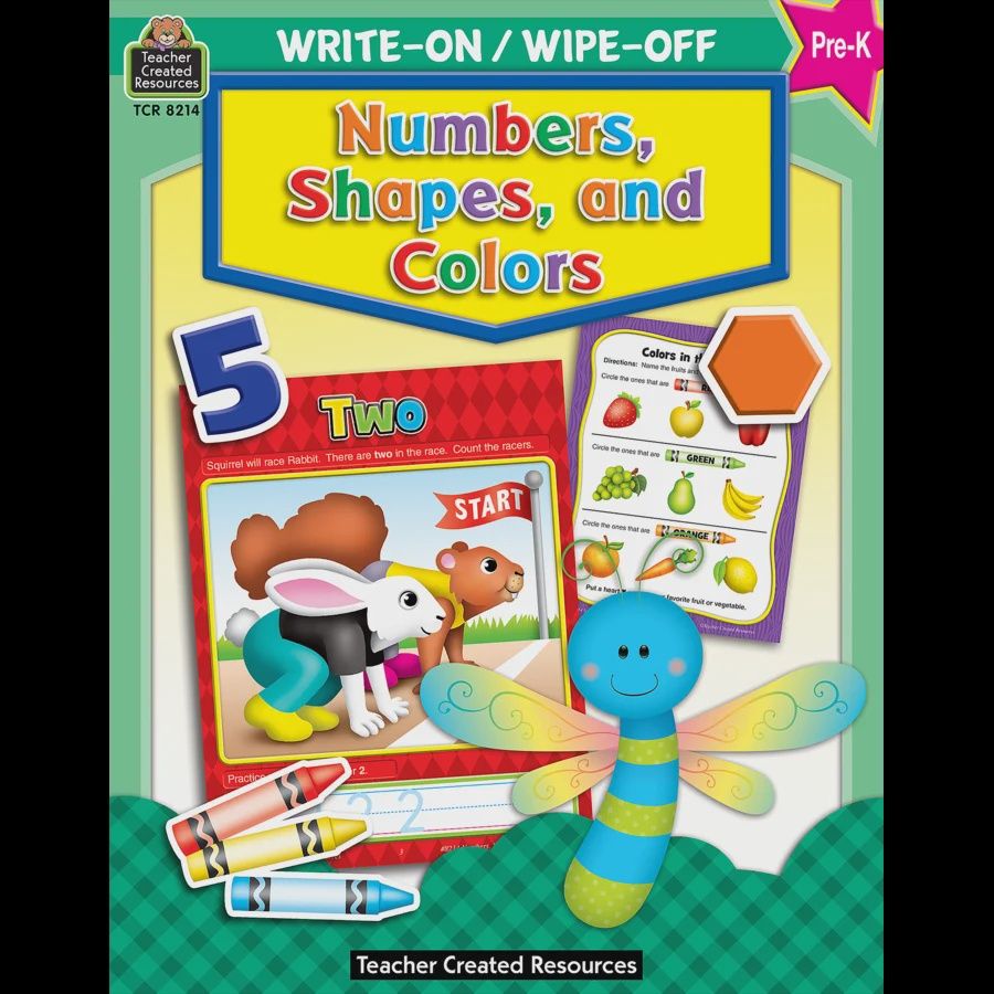 Write-On/Wipe-Off: Numbers, Shapes, and Colors