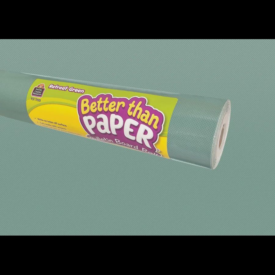 Retreat Green Better Than Paper Bulletin Board Roll