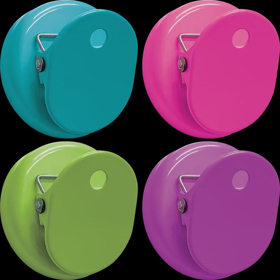 Magnetic  Clips /Colorful Brights/1 1/2"