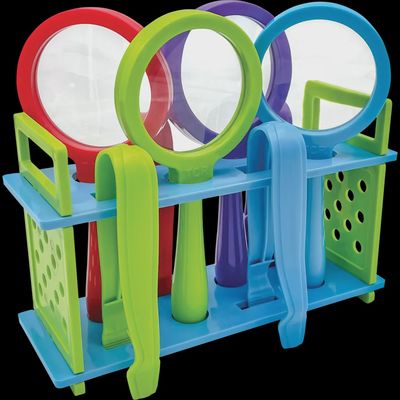 Up-Close Science: Magnifying Glasses &amp; Tweezers Activity Set