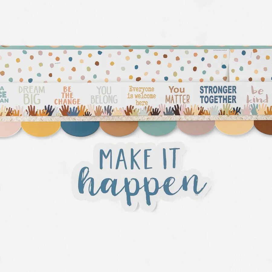 Everyone is Welcome You Belong Here Bulletin Board