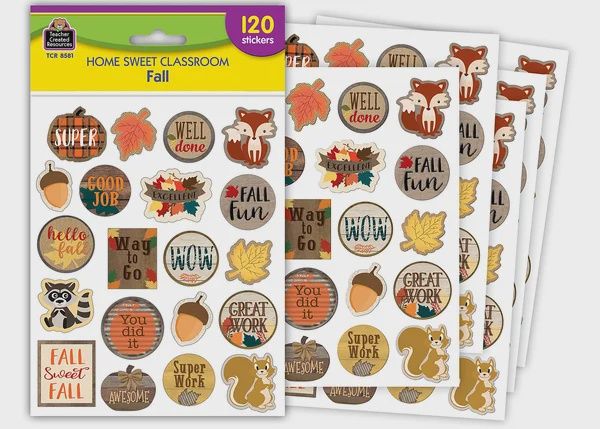 Home Sweet Classroom Fall Stickers
