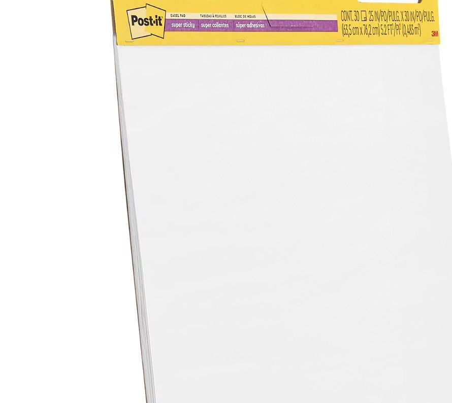 Post-it 25"x30" Lined Easel Pad