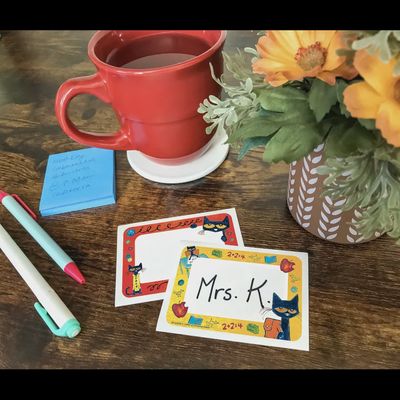 Pete the Cat Name Tags/Labels
