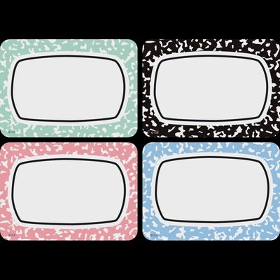 Cool for School Name Tags/Labels - Multi-Pack