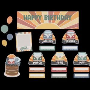 Moving Mountains Road Trip Happy Birthday Mini Bulletin Board