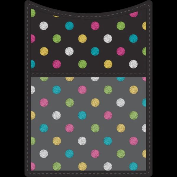 Chalkboard Brights Magnetic Storage Pocket