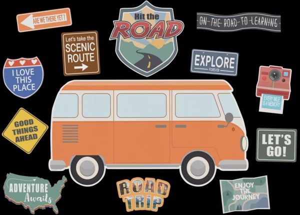 Moving Mountains Road Trip Hit the Road Bulletin Board