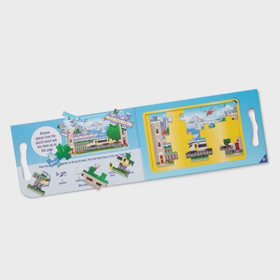 Magnetic Take-Along Jigsaw Puzzles/Vehicles