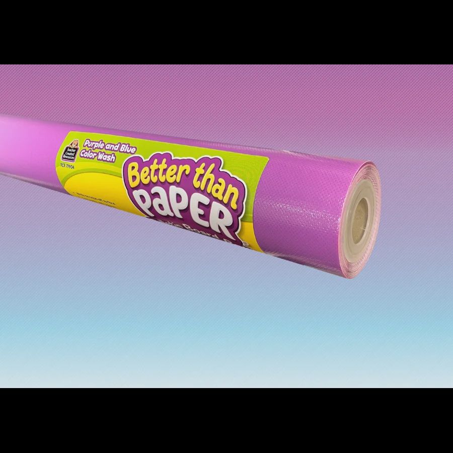 Purple and Blue Color Wash Better than Paper Bulletin Board Roll