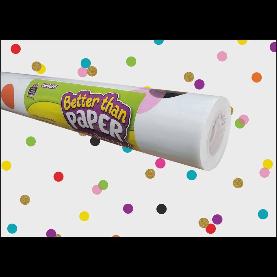 Confetti Better Than Paper Bulletin Board Roll