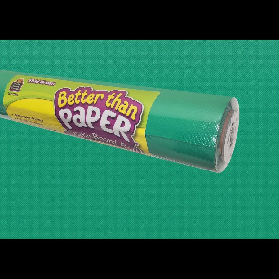 Vivid Green Better Than Paper Bulletin Board Roll