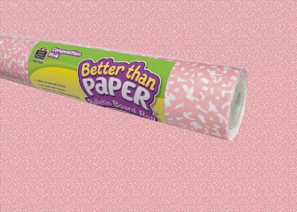 Composition Pink Better Than Paper Bulletin Board Roll