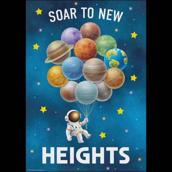 Soar to New Heights Positive Poster