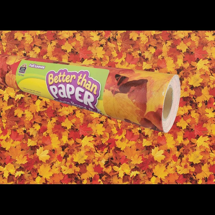 Fall Leaves Better Than Paper Bulletin Board Roll