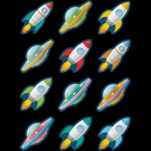 Outer Space Crew Mini Accents